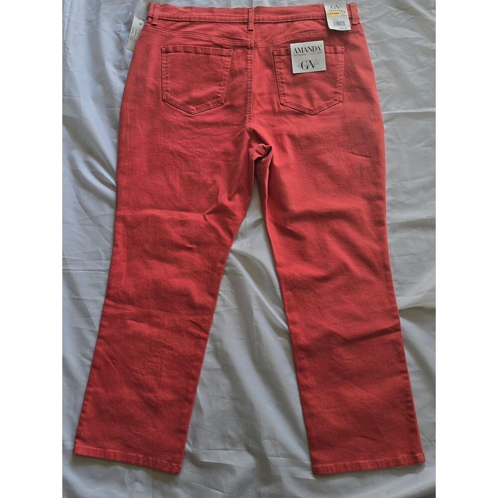 NWT Gloria Vanderbilt Straight-Leg Jeans in Persimmon - Picture 2 of 8